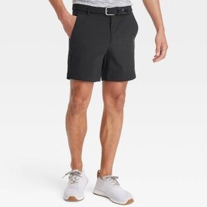 Men's Golf Shorts 7” All in Motion Black 36